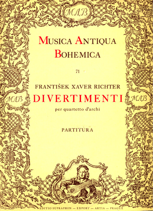 Divertimenti per quartetto d'archi partitura