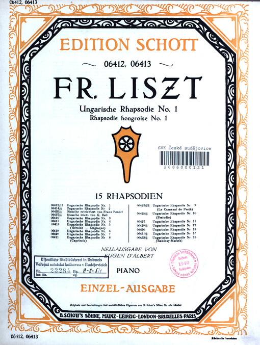 Ungarische Rhapsodie No. 1