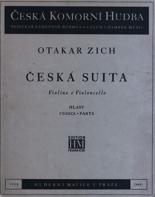 Česká suita pro housle a violoncello Op. 14