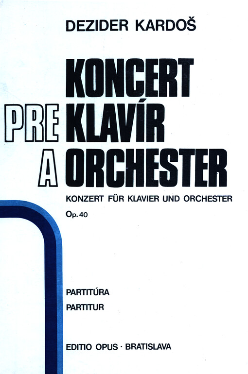 Konzert pre klavír a orchester, Op. 40