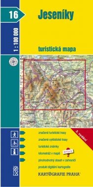 Jeseníky turistická mapa 1:100 000, 3. vyd.