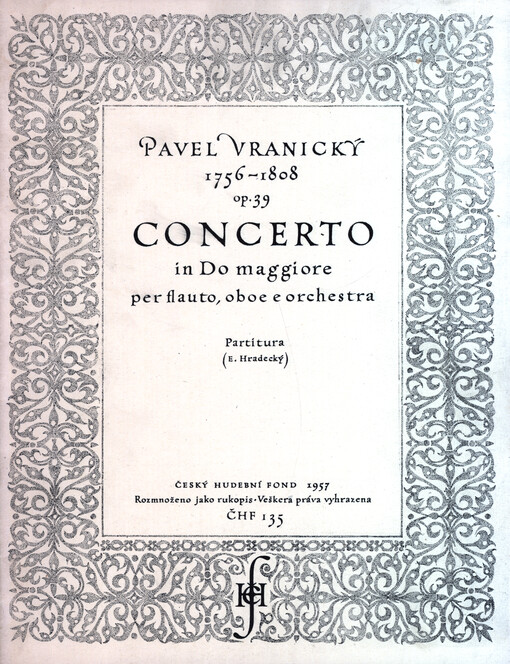 Concerto in Do maggiore per flauto, oboe e orchestra, op. 39