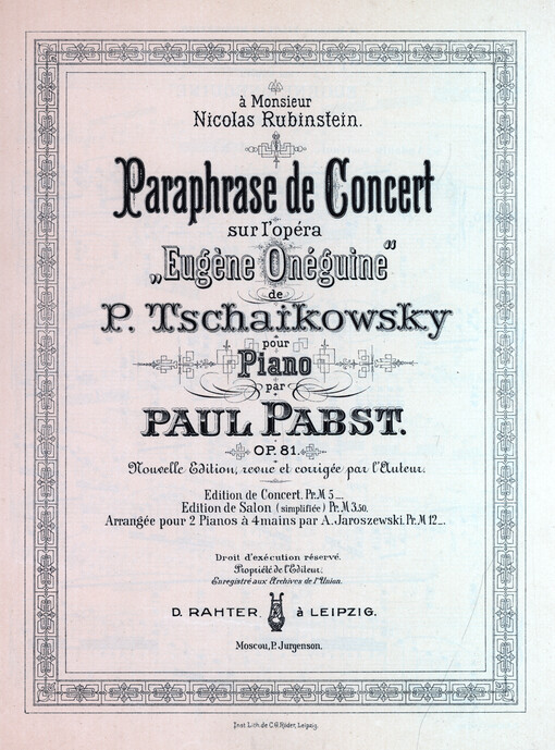 Paraphrase de Concert