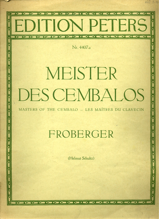 Ausgewählte Werke für Cembalo (Klavier)