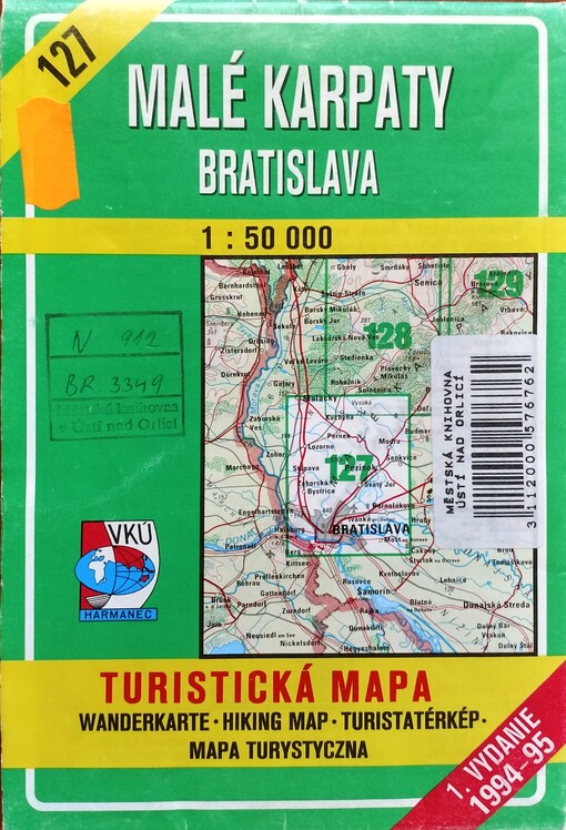 Malé Karpaty - Bratislava [kartografický dokument] : turistická mapa / 