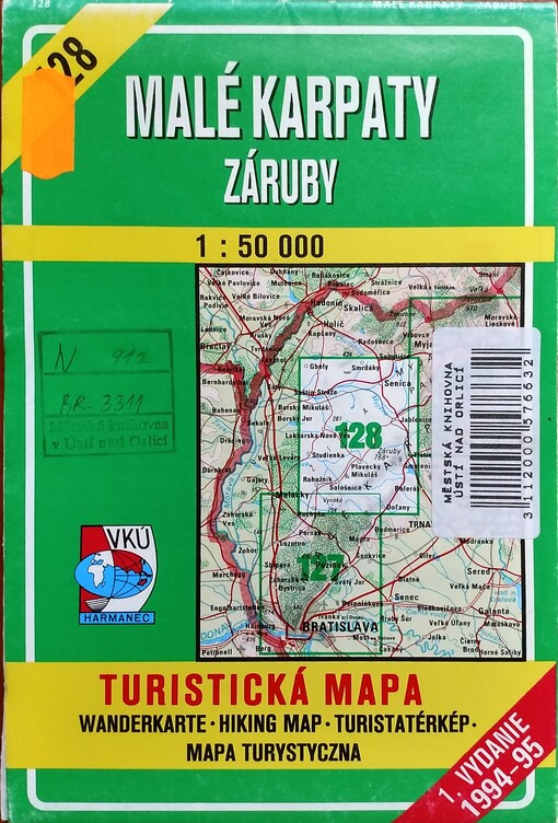 Malé Karpaty - Záruby [kartografický dokument] : turistická mapa / 