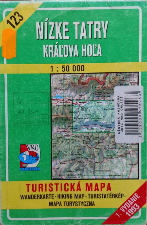 Nízke Tatry - Králova hola [kartografický dokument] : turistická mapa / 