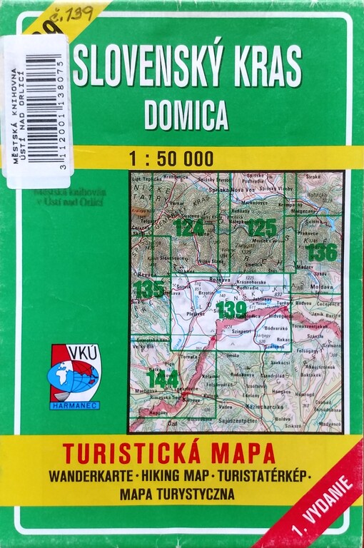 Slovenský kras - Domica : turistická mapa [kartografický dokument] / 