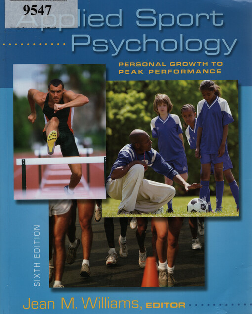 Applied sport psychology : personal growth to peak performance