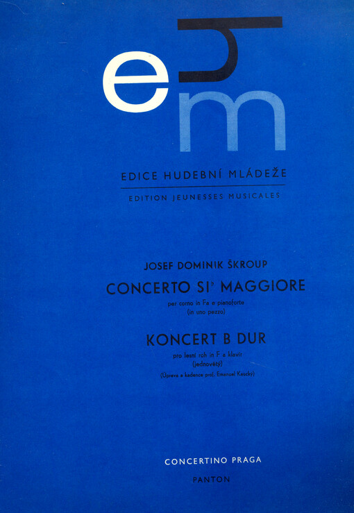 Concerto Si Maggiore per corno in Fa e pianoforte (in uno pezzo)