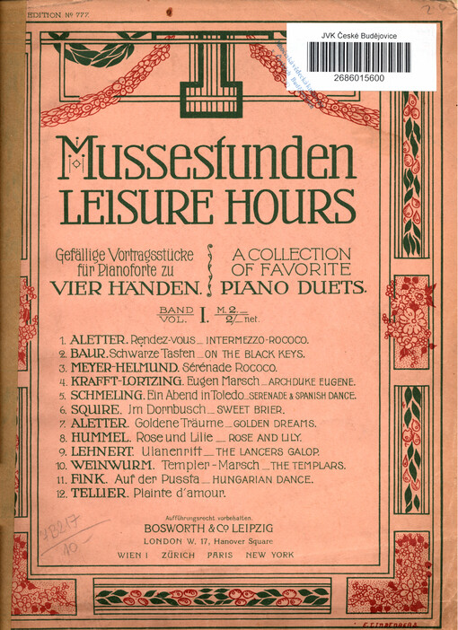 Mussestunden leisure Hours