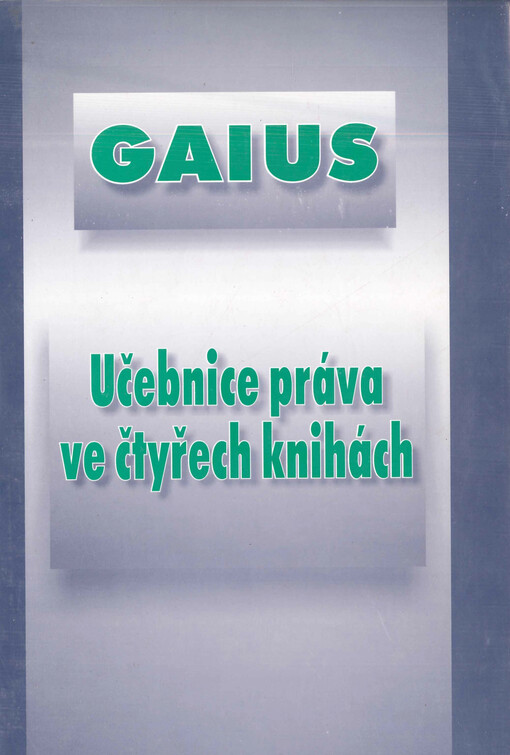 Učebnice práva ve čtyřech knihách