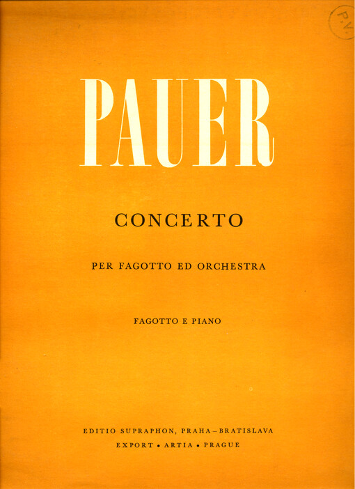 Koncert pro fagot a orchestr (1949)