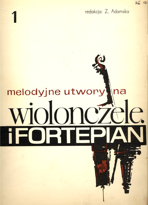 Melodyjne utwory wiolonczelę i fortepian. I