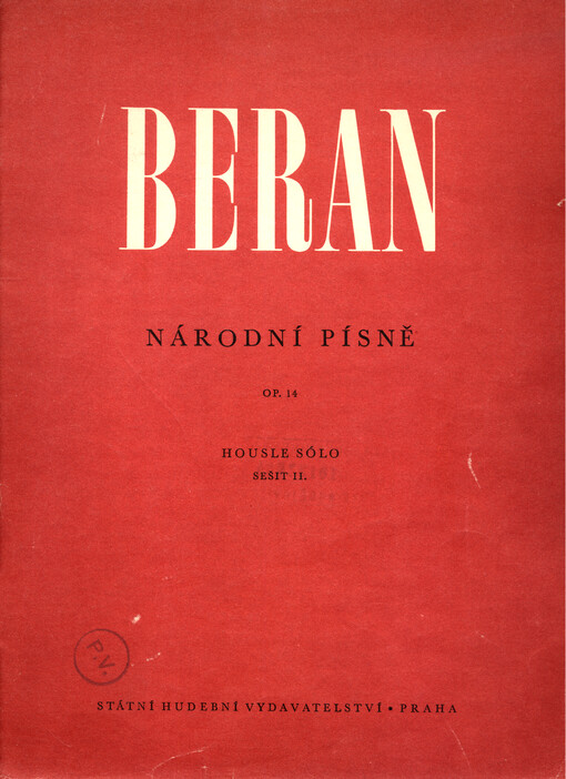 Národní písně pro nejmenší houslisty : op. 14 : housle sólo. Sešit II.
