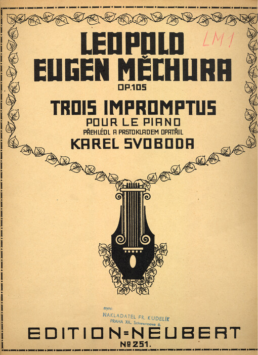 Trois impromtuspour le piano, op. 105