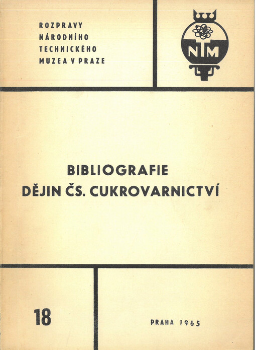 Bibliografie dějin čs. cukrovarnictví