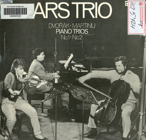 Ars Trio Dvořák - Martinů Piano Trios No. 1 - No. 2