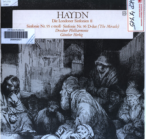 Die Londoner Sinfonien II Sinfonie Nr. 95 c-moll Sinfonie Nr. 96 D-dur (The Miracle)