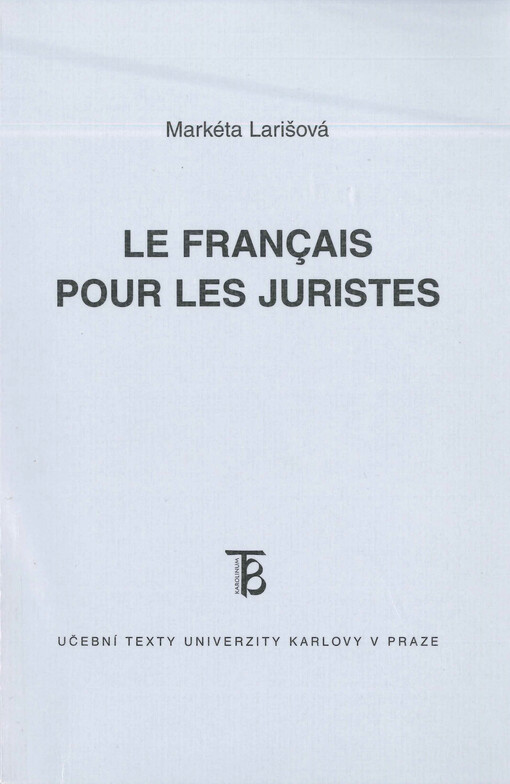 Le français pour les juristes