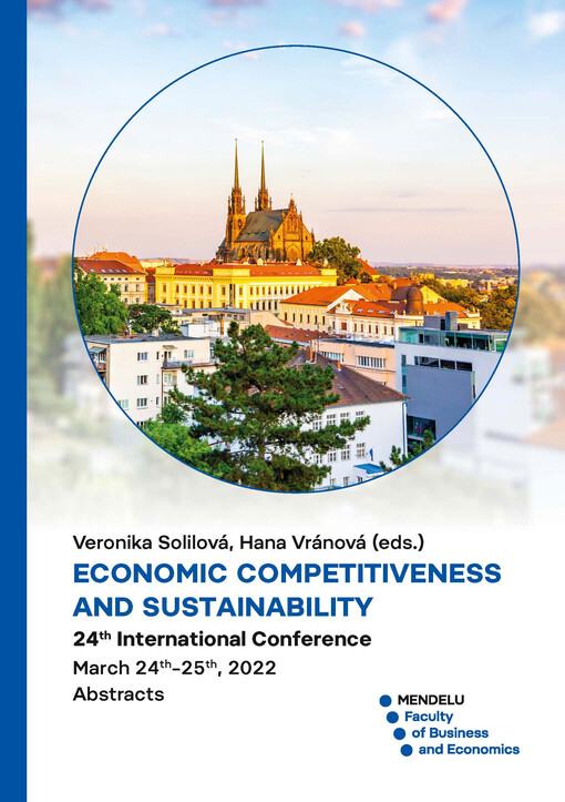 24th international conference Economic competitiveness and sustainability : March 24-25, 2022 : abstracts