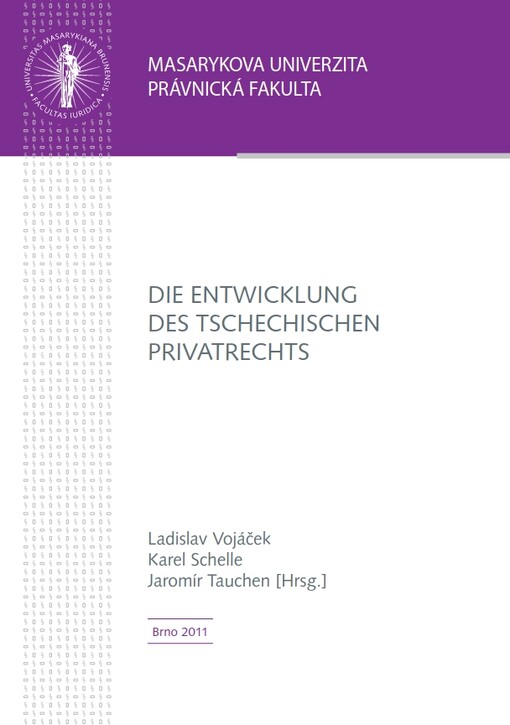 Die Entwicklung des tschechischen Privatrechts