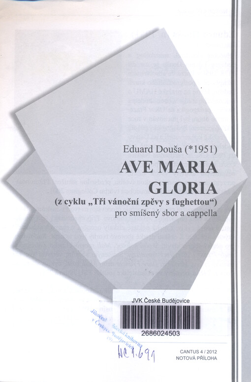 Ave Maria Gloria : (z cyklu 