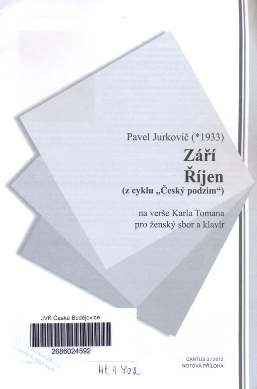 Září Říjen : z cyklu 