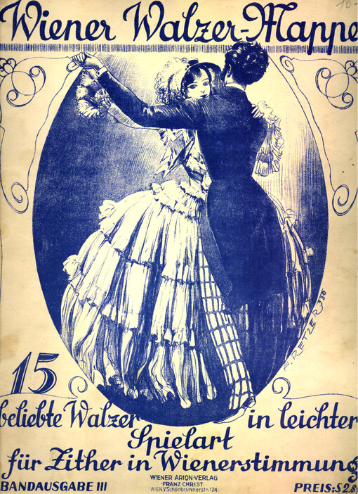 15 beliebte Walzer in leichter Spielart Zither (Wiener Stimmung)