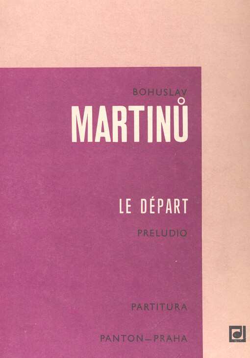 Le départ předehra : (1929)