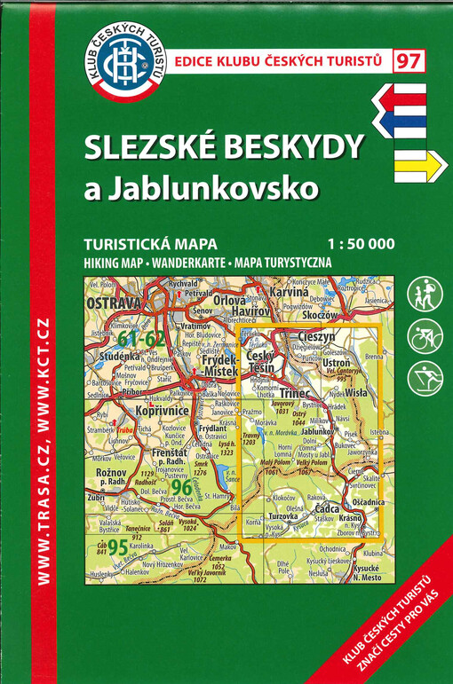 Slezské Beskydy a Jablunkovsko : turistická mapa 1:50 000