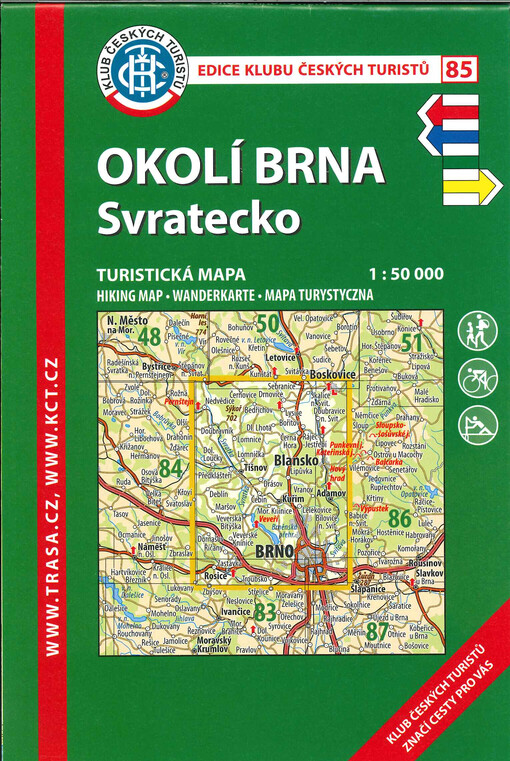 Okolí Brna : Svratecko : turistická mapa 1:50 000
