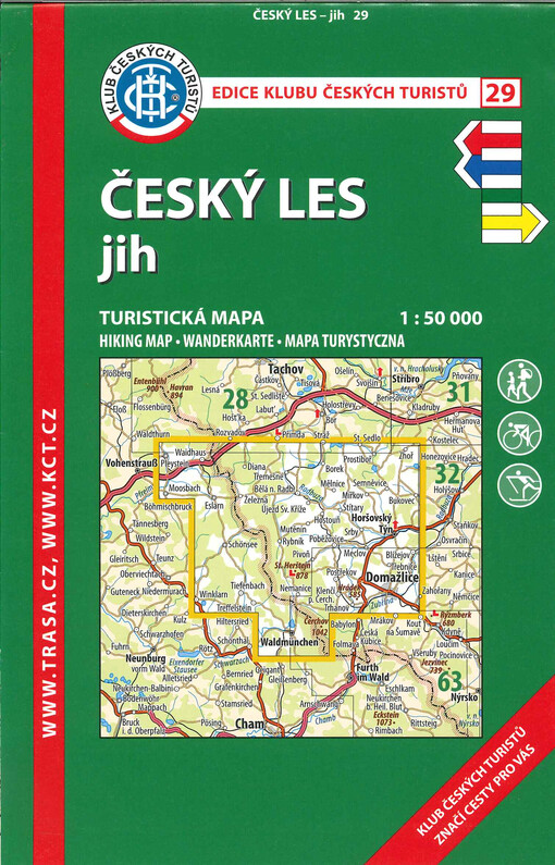 Český les : jih : turistická mapa 1:50 000