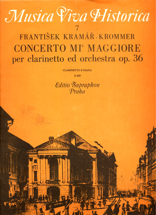 Koncert Es dur pro klarinet a orchestr, op. 36 Konzert Es dur für Klarinette und Orchester