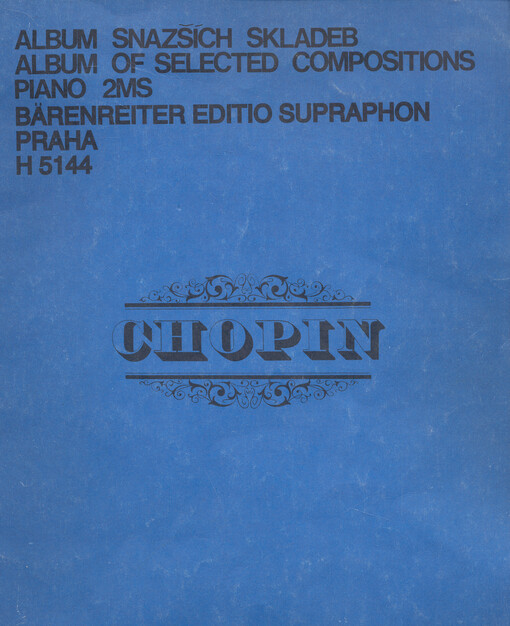 Album snazších skladeb Album of selected compositions