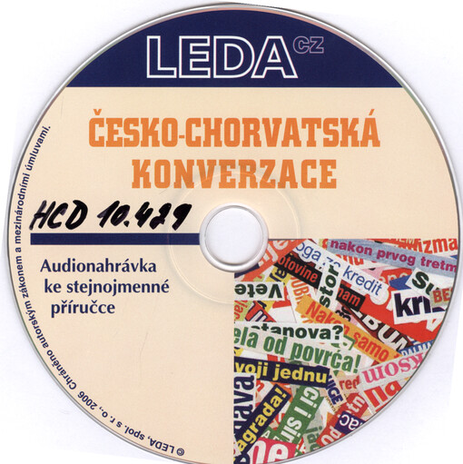 Česko-chorvatská konverzace : audionahrávka ke stejnojmenné příručce