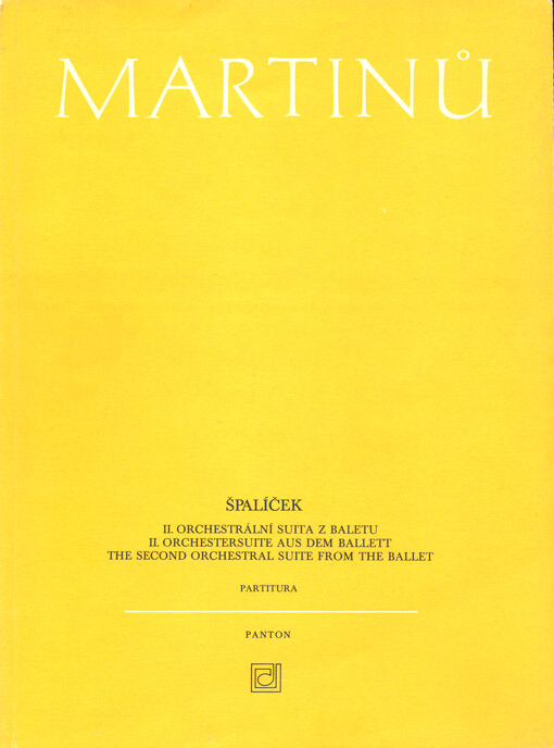 Špalíček II. orchestrální suita z baletu : (1932)