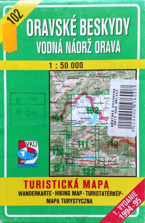 Oravské Beskydy - vodná nádrž Orava [kartografický dokument] : turistická mapa / 