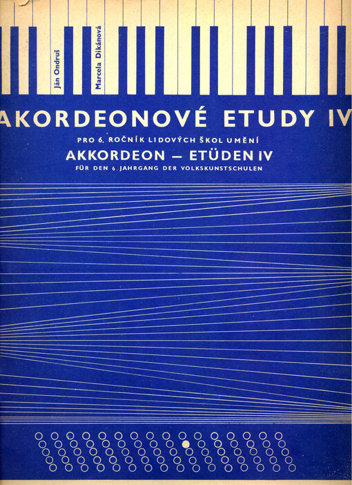 Akordeonové etudy. IV, Pro 6. ročník lidových škol umění
