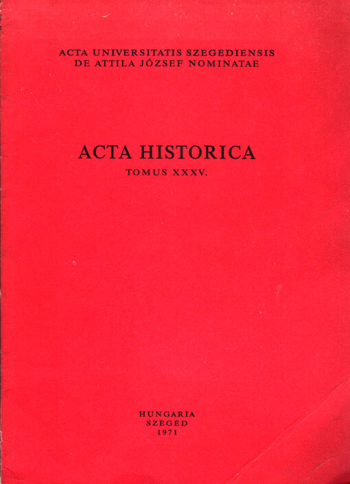 Acta historica
