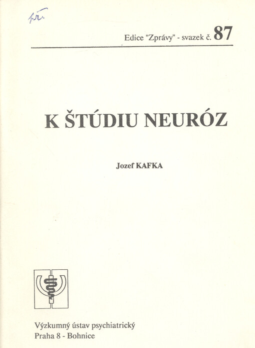 K štúdiu neuróz
