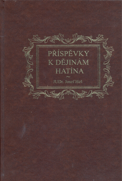 Příspěvky k dějinám Hatína
