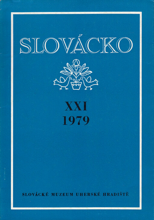 Slovácko : práce, materiály, zprávy