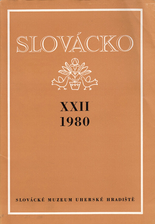 Slovácko : práce, materiály, zprávy