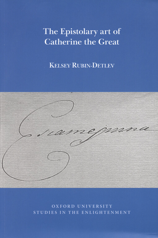 The epistolary art of Catherine the Great