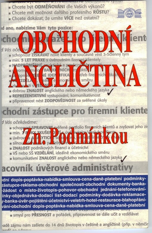 Obchodní angličtina : zn. podmínkou