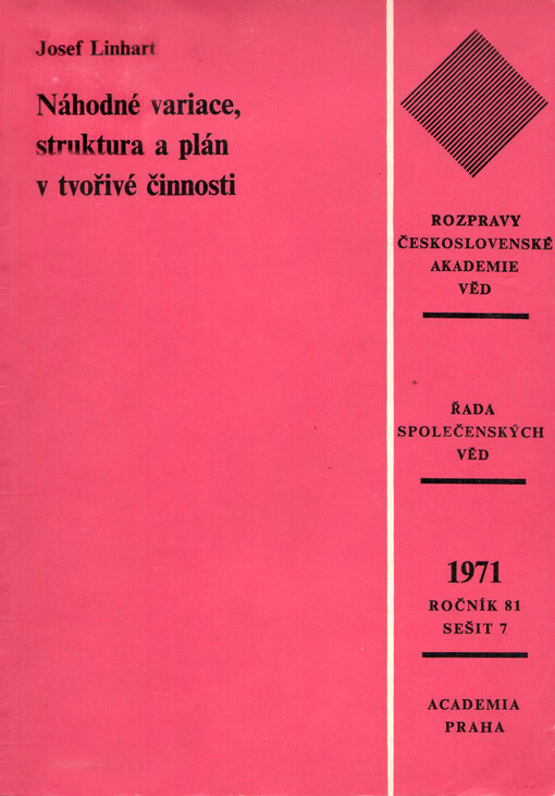 Náhodné variace, struktura a plán v tvořivé činnosti