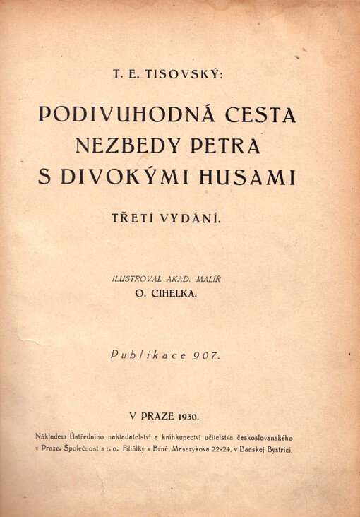 Podivuhodná cesta nezbedy Petra s divokými husami