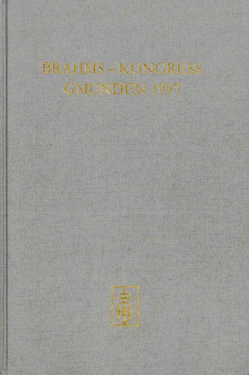 Internationaler Brahms-Kongress Gmunden 1997