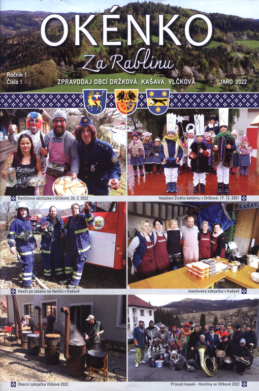 Okénko za Rablinu : zpravodaj obcí Držková, Kašava, Vlčková